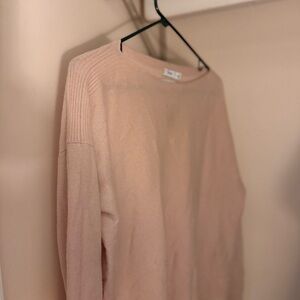 VINCE. 100% CASHMERE boat neck sweater womens size medium